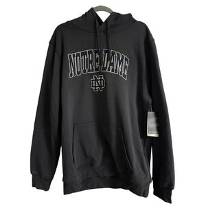 Colosseum Notre Dame Fighting Irish Hoodie Mens XL Charcoal Grey NWT